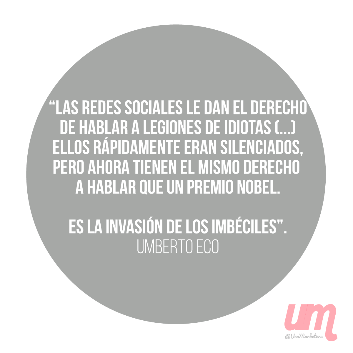 Umberto Eco redes sociales